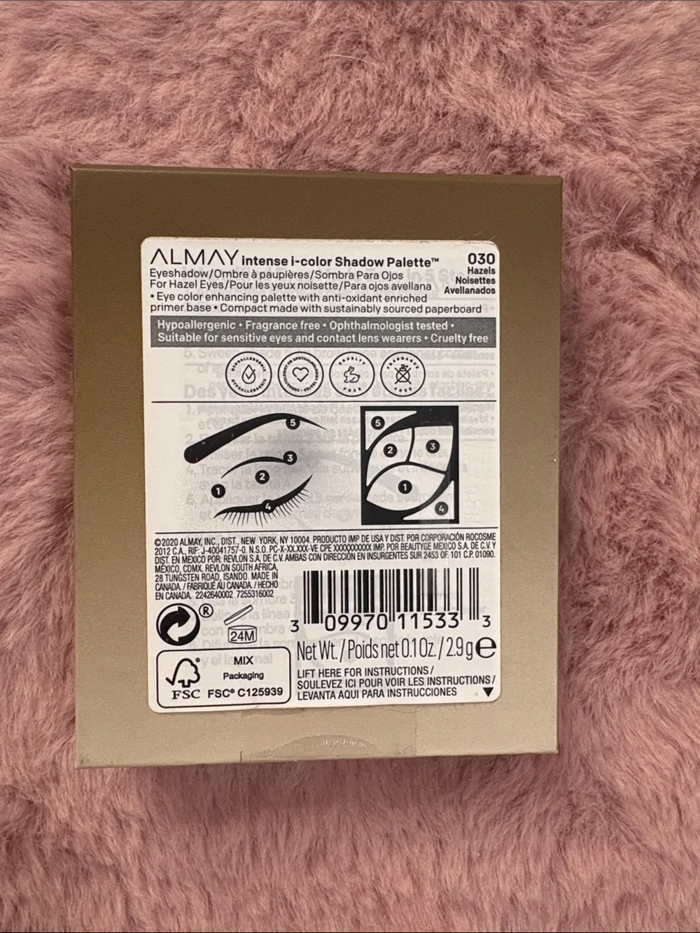 Almay Intense I-Color Eyeshadow Palette, 030 Hazel Eyes